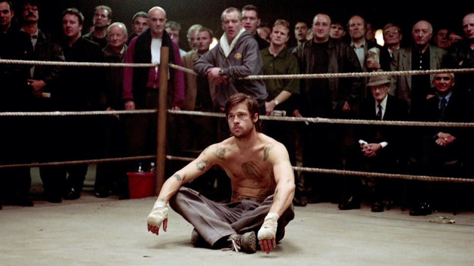 Brad Pitt in Snatch.