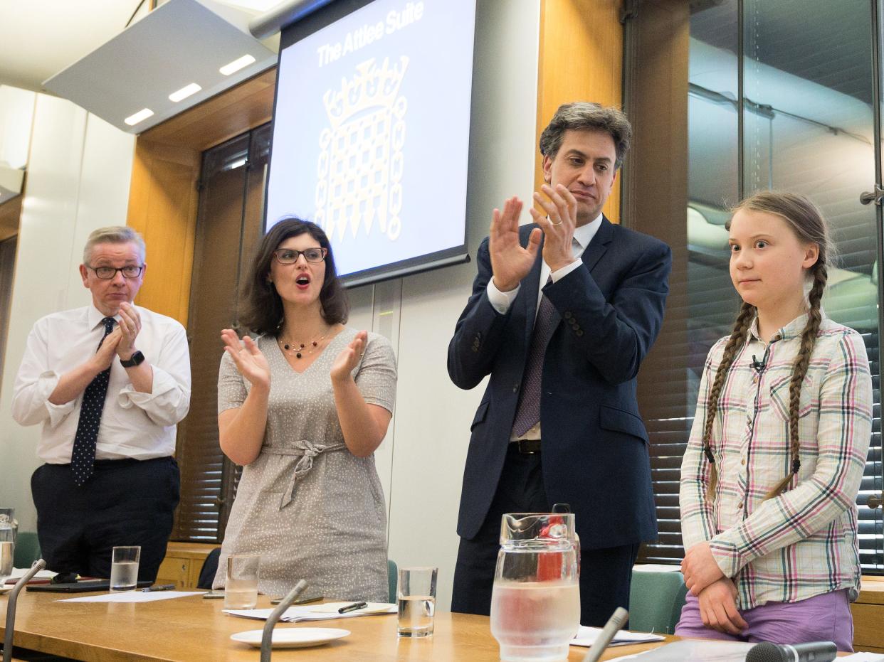 Greta Thunberg UK Parliament