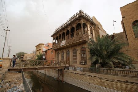 A general view of one of the ancient historic houses dated back to the time of Ottomans in the old downtown of Basra, Iraq May 9, 2018. REUTERS/Essam al-Sudani