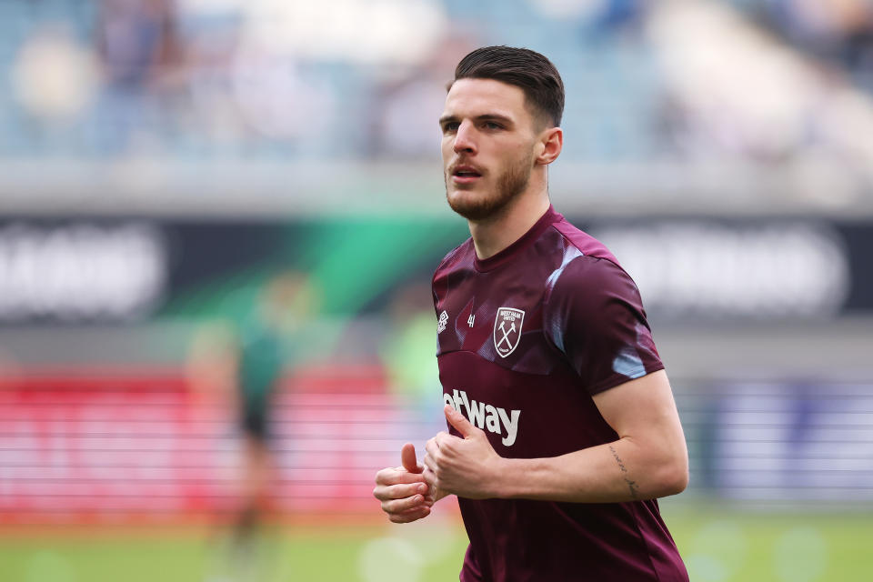 Declan Rice is headed to Arsenal. (Alex Grimm/Getty Images)