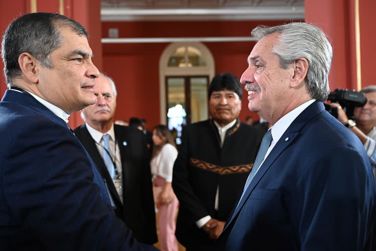 El Presidente Alberto Fernández recibió a las y los miembros del Grupo de Puebla que participarán del III Foro Mundial de Derechos Humanos