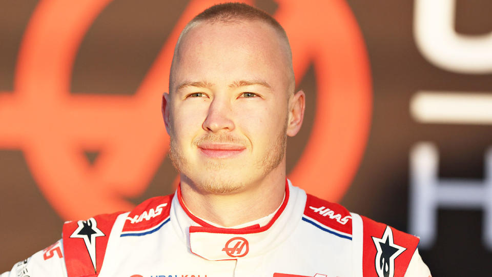 Pictured here, Russian driver Nikita Mazepin before he was sacked by F1 team Haas.