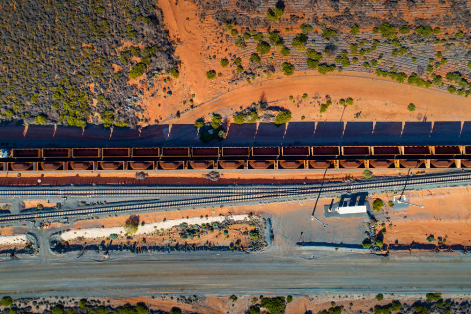 Iron ore continues to be a lucrative industry for Australia, with China its biggest customer. Source: Getty