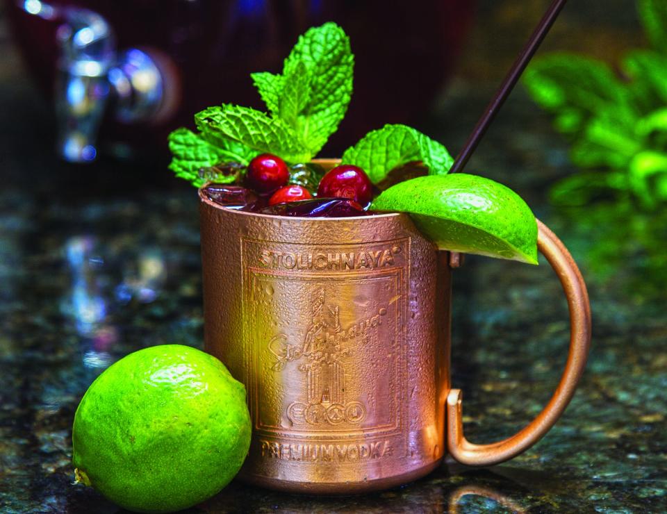 Prosecco Cafe's Mistletoe Mule will warm hearts and provide some holiday cheer.