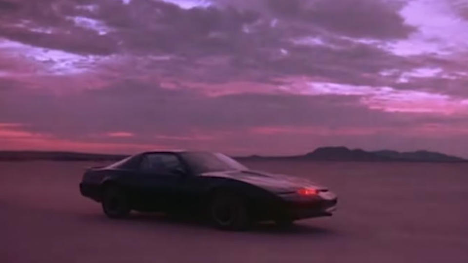 opening scene to Knight Rider