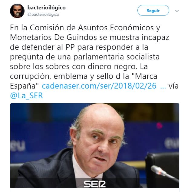 <p>Ha habido mucha polémica con el nombramiento de De Guindos porque no era muy bien visto por algunos países.<br>Foto: Twitter. </p>