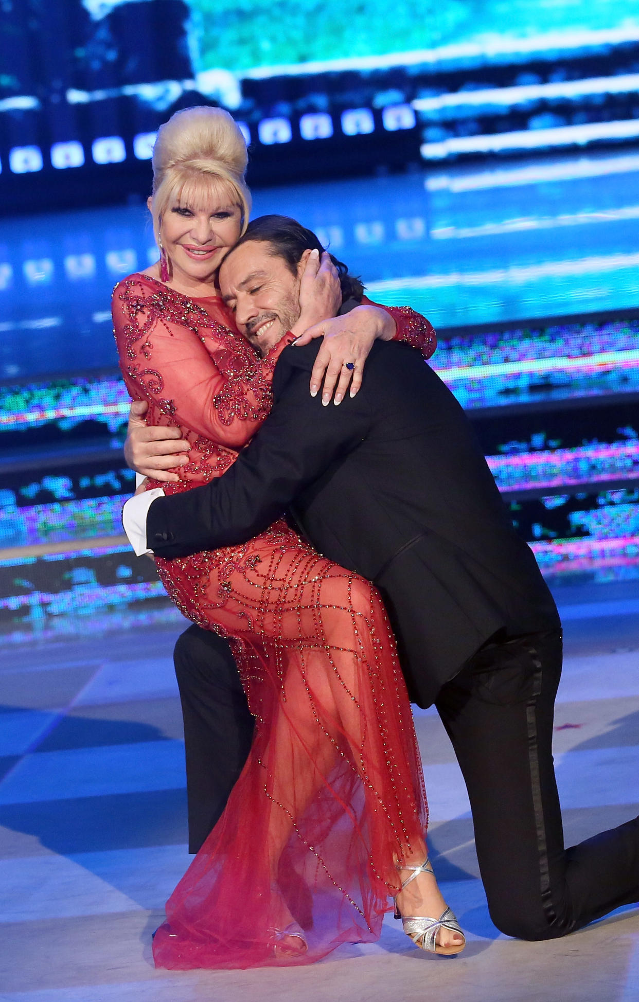 Ivana Trump and Rossano Rubicondi were guest competitors on the Italian version of "Dancing With the Stars" ("Ballando Con Le Stelle") in Rome in 2018. (Photo: Getty Images)