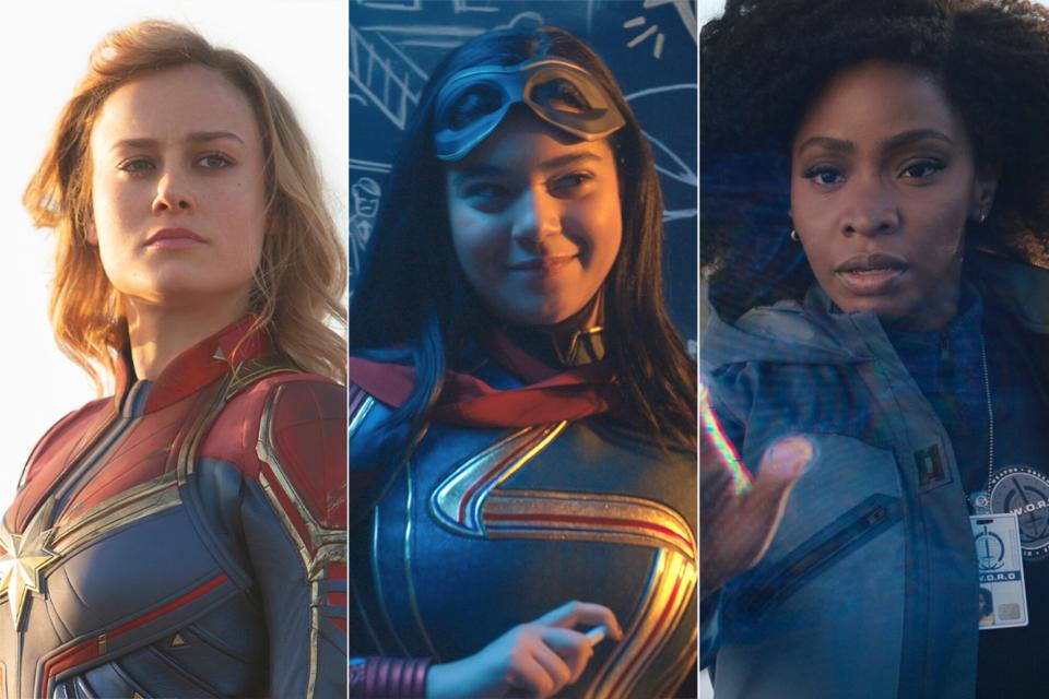 CAPTAIN MARVEL, MS. MARVEL, WANDAVISION