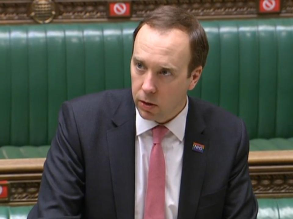 <p>Health secretary Matt Hancock will get sweeping new powers over the health service under planned changes by the government</p> (PA)