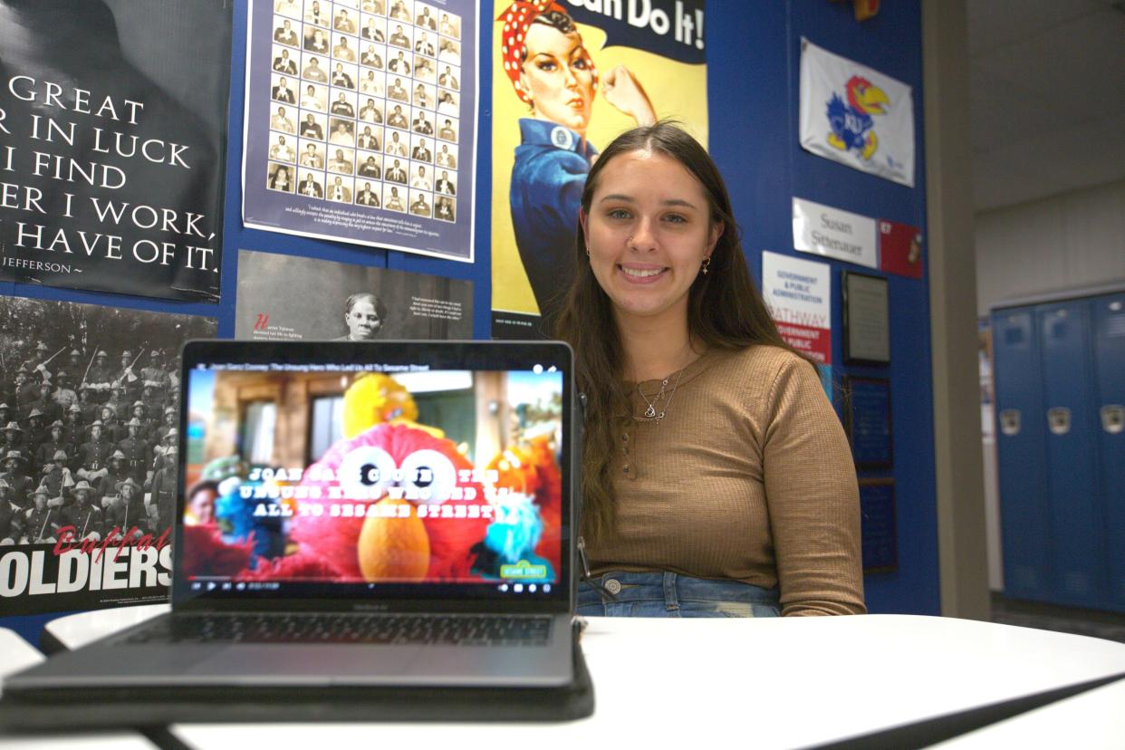 Seaman High School senior Anna Brodine's documentary on Joan Ganz Cooney, the unsung creator of "Sesame Street," is winning national and international awards.