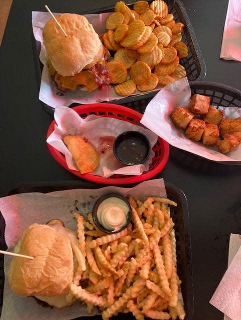 A table filled with Wisconsin favorites at The Tipsy Tomato.