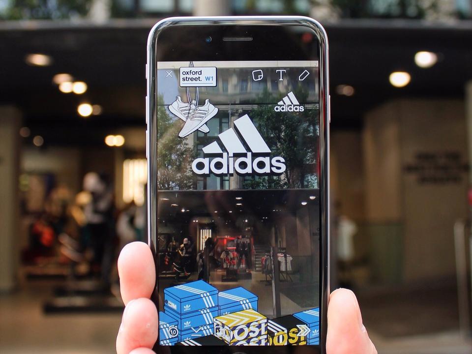 adidas geofilter