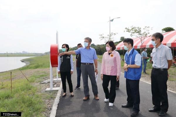 縣府提五大策略改善北港淹水問題，爭取三億經費盼中央鼎力協助。(記者劉春生攝)