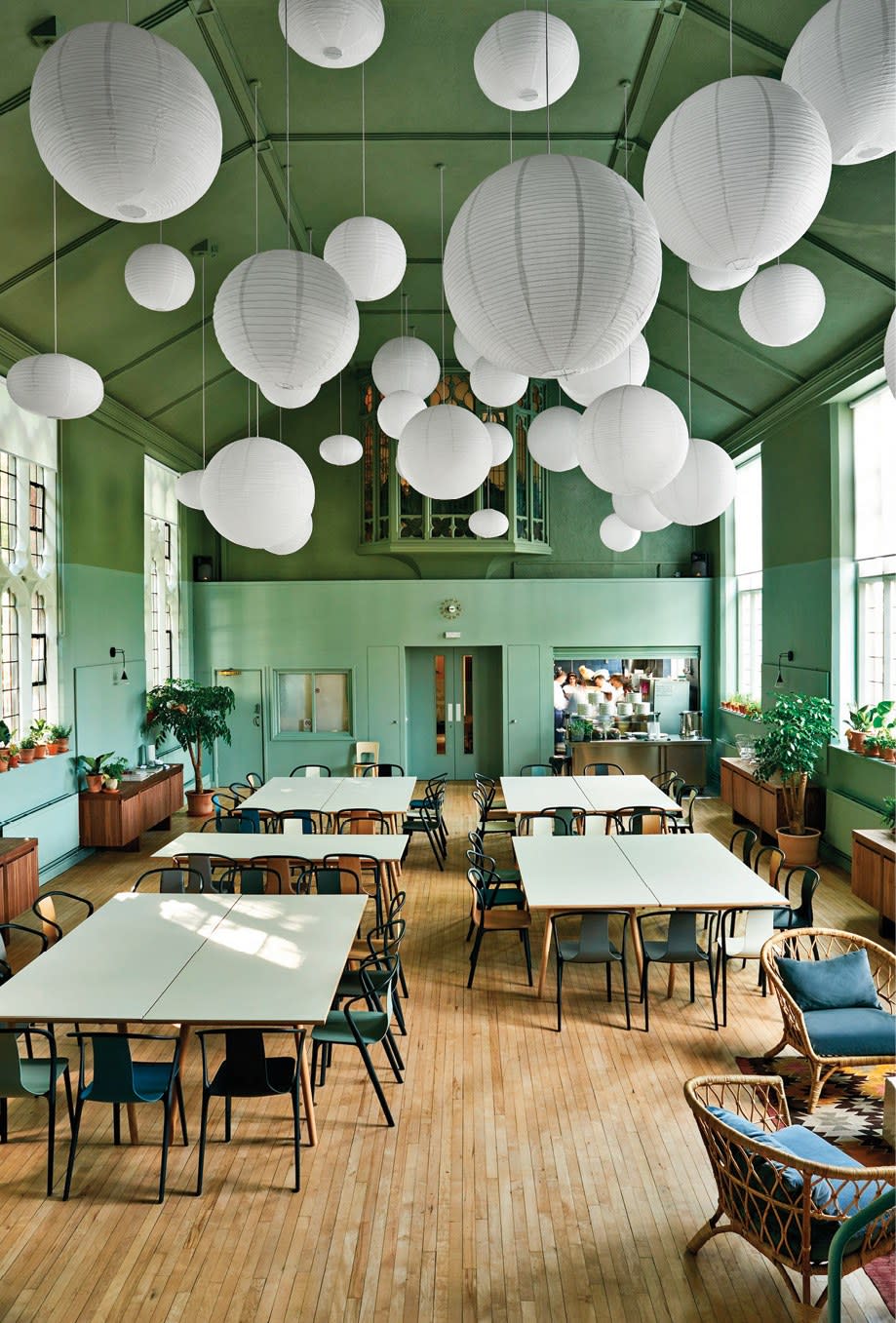The Studioilse-designed Food for Soul dining room in London.