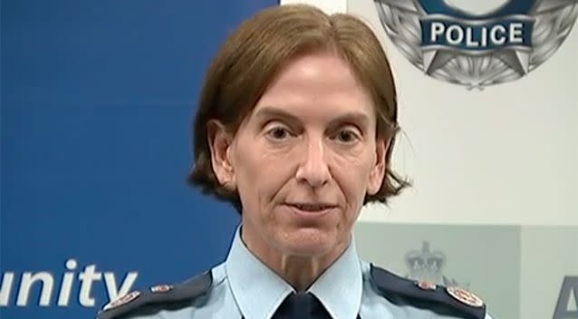 NSW Police Force Deputy Commissioner Catherine Burn addresses the media. Photo: 7 News