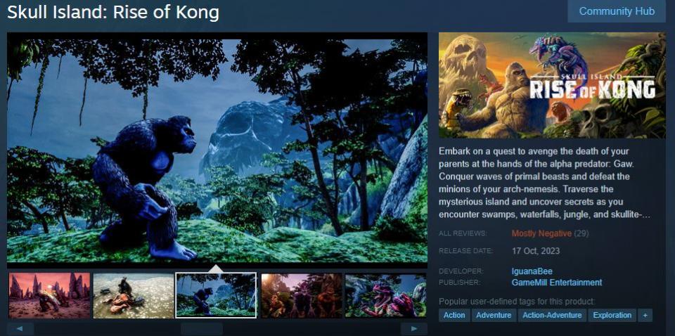 ¿Skull Island: Rise of Kong es el peor juego de 2023?
