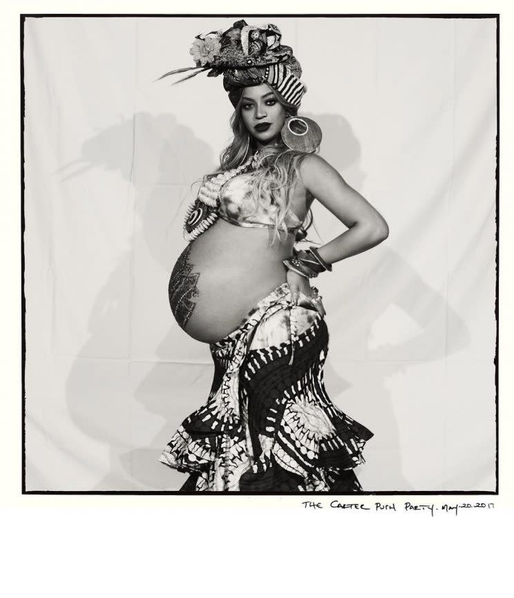 Beyoncé is carrying her twins like the queen that she is. (Photo: Instagram/Beyoncé)