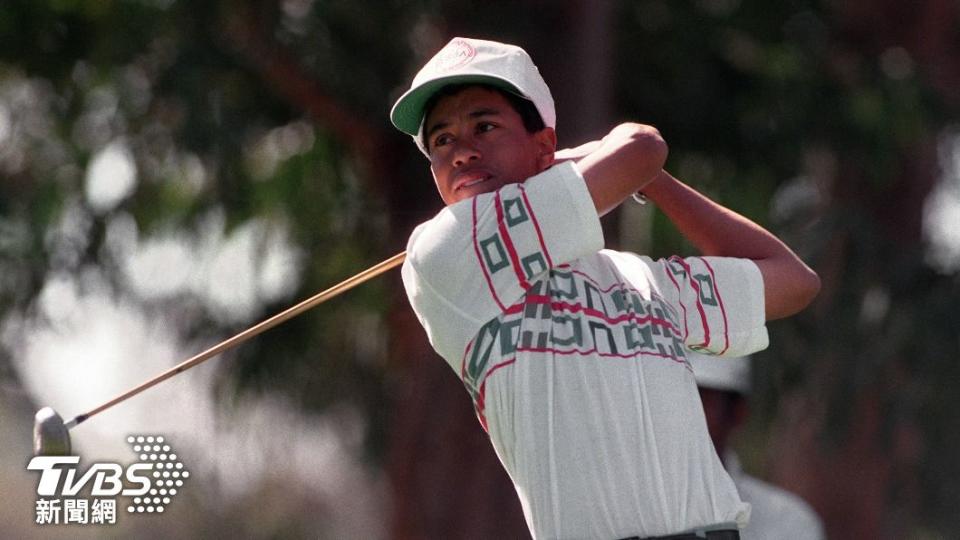 當年還是高中業餘選手，老虎伍茲1992年在捷恩斯公開賽拿下個人生涯首座PGA冠軍。（資料照／達志影像美聯社）