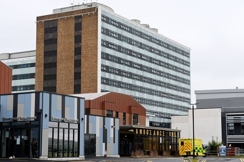 Emergency Department at Altnagelvin Hospital, Derry.