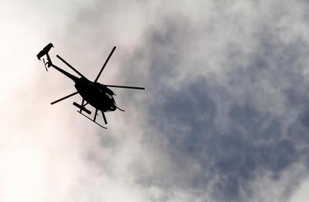 A military helicopter prepares to attack the Maute group stronghold in Marawi City, southern Philippines May 30, 2017. REUTERS/Erik De Castro