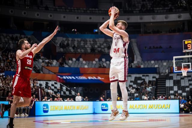 2023 FIBA World Cup: Davis Bertans scores 10 points in Latvia's 109-70 win  over Lebanon