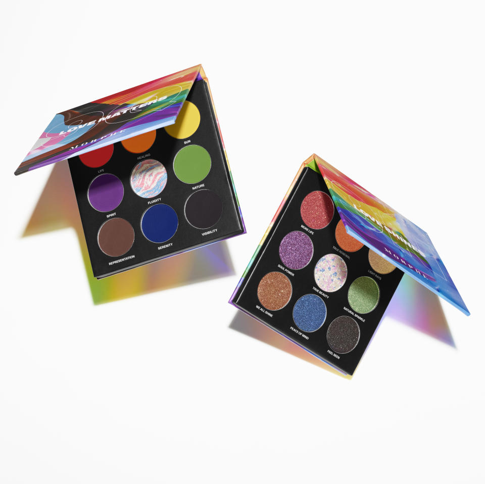 A closer look at Morphe’s Pride Collection. - Credit: Courtesy of Morphe