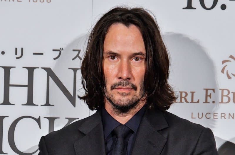 Keanu Reeves attends the Tokyo premiere of "John Wick: Chapter 3 - Parabellum" in 2019. File Photo by Keizo Mori/UPI