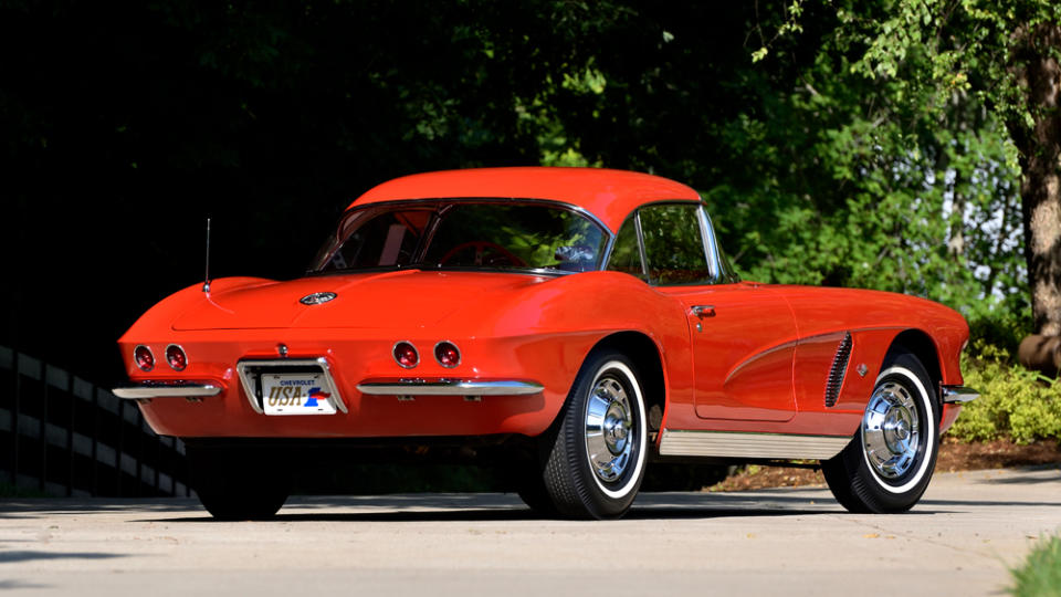 A 1962 Chevrolet Corvette Convertible.