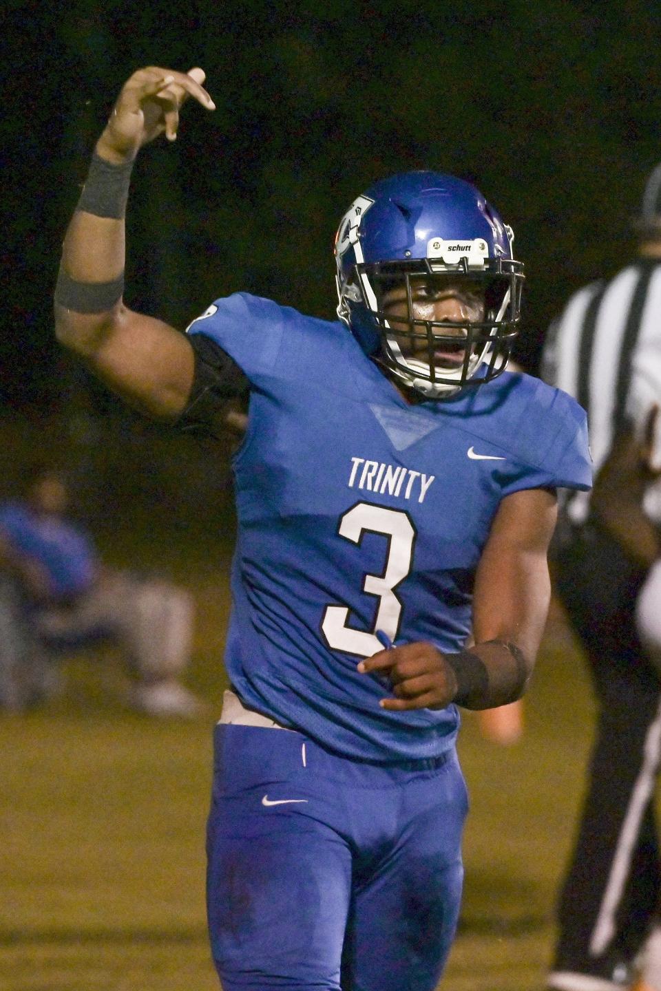 Treyaun Webb's 99-yard touchdown run helped Trinity Christian wrap up victory against Orlando Christian Prep on Friday night.