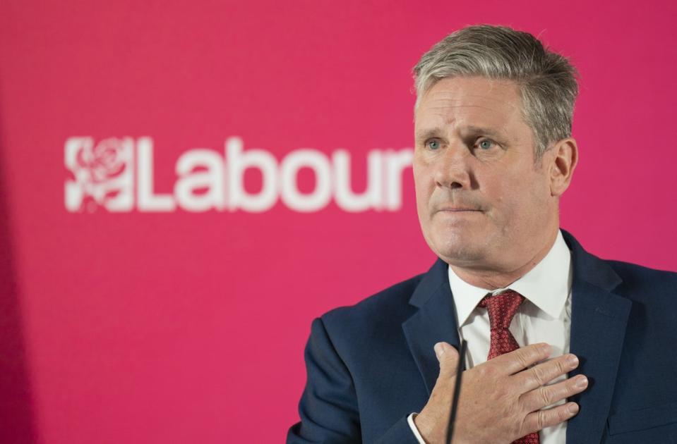 Labour leader Sir Keir Starmer will visit Birmingham today amid a party row after a frontbencher was fired following media appearances at an RMT picket line on Wednesday (Danny Lawson/PA) (PA Wire)