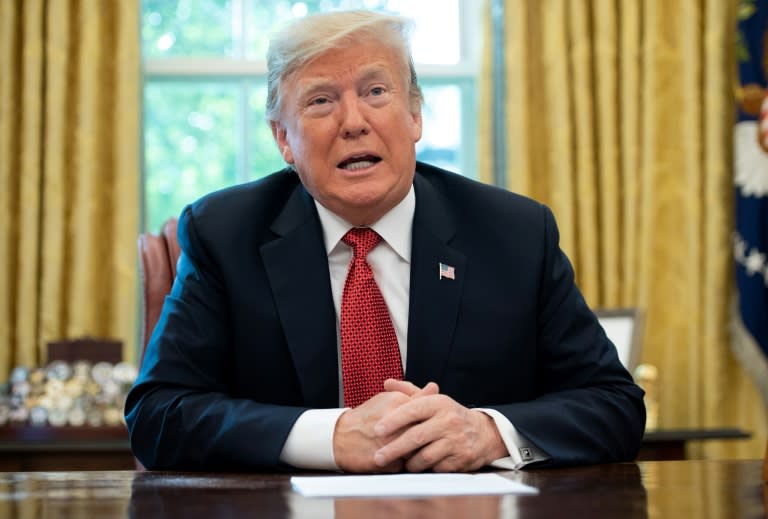 US President Donald Trump said he was expecting a "full report" from Secretary of State Mike Pompeo on the disappearance of Saudi journalist Jamal Khashoggi