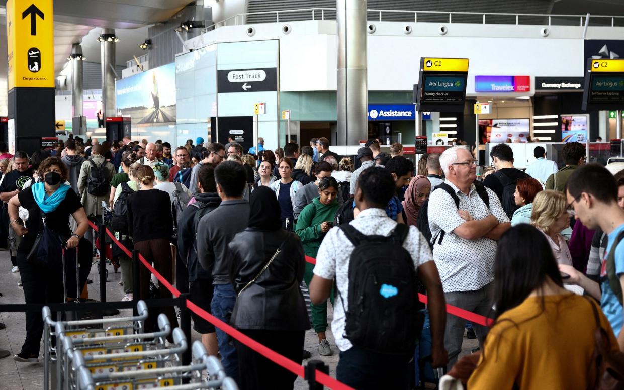 airport chaos