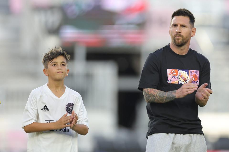 Lionel Messi’s son reveals he wants to play with Barcelona wonderkid in the future