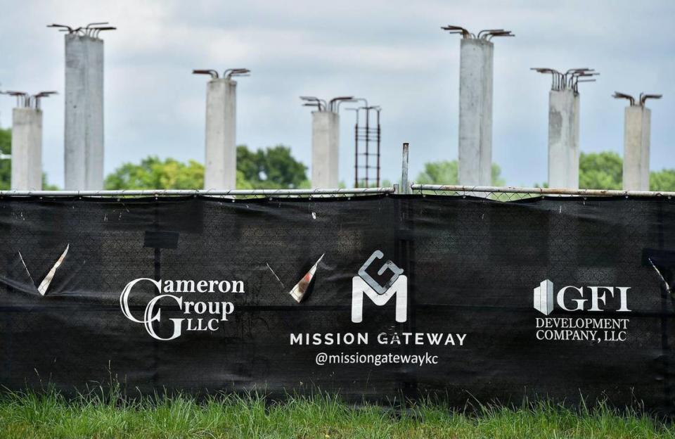 The future of the Mission Gateway project in Johnson County, at Shawnee Mission Parkway and Johnson Drive in Mission, is once again in question. A New York bank is seeking to foreclose on the property.
