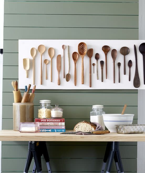 Kitchen Wall Spoon Display