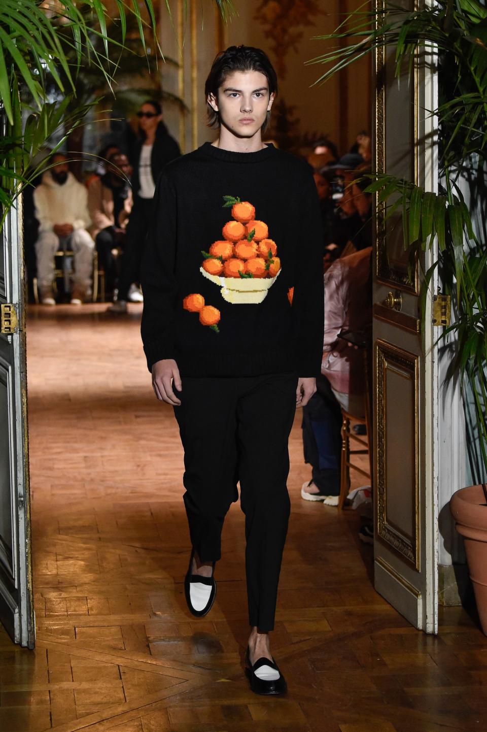 Casablanca's Fall 2019 Menswear presentation in Paris Fashion, January 17, 2019.