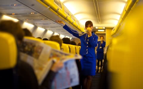 A spokesperson for Ryanair said staff do not have 'targets' - Credit: Getty