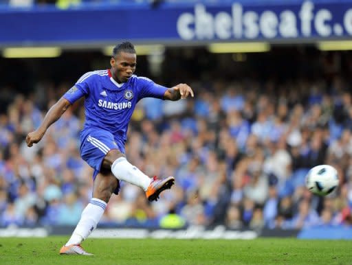 Shanghai Shenhua's talks with Didier Drogba, seen here in 2010, are continuing "just as planned", a report said Wednesday, raising expectations the striker will move to China after announcing his departure from Chelsea