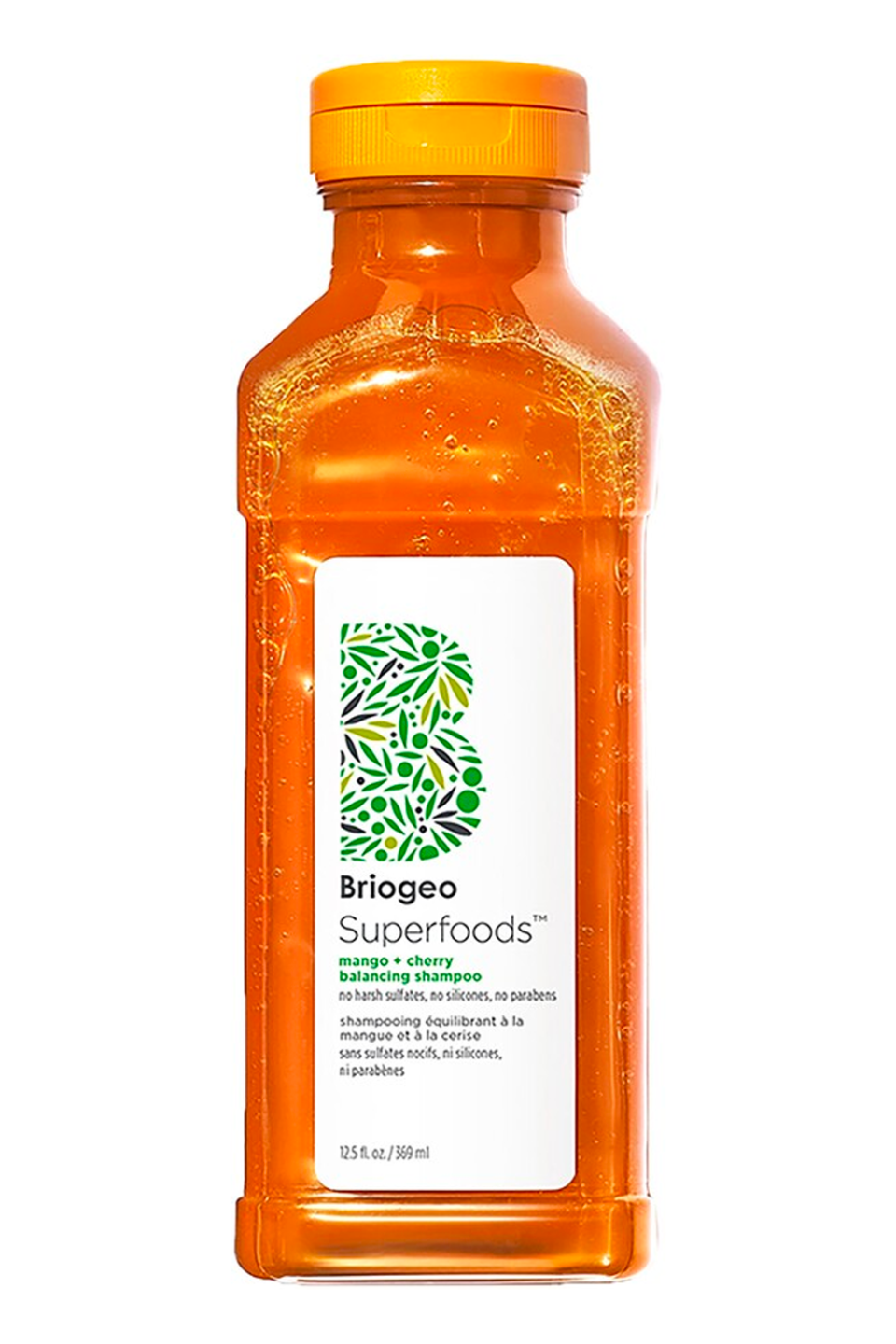 5) Briogeo Superfoods Mango Cherry Oil Control Balancing Shampoo