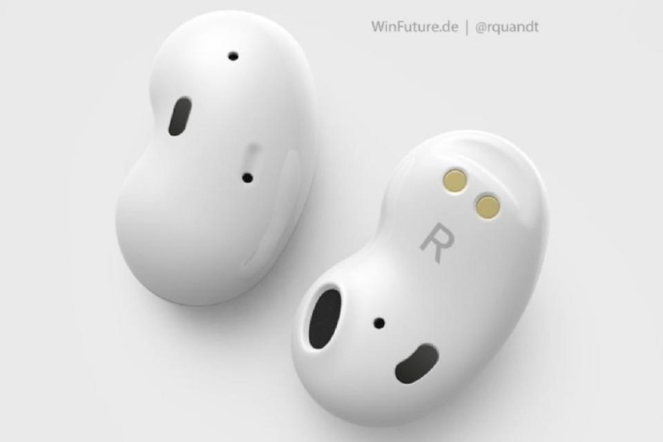 Otra imagen creada por WinFuture a partir de la información que tienen sobre los nuevos Samsung Galaxy Buds. Foto: WinFuture.