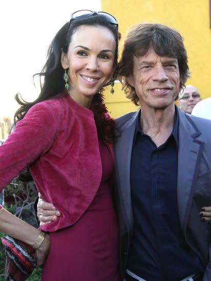 L'Wren Scott y Mick Jagger