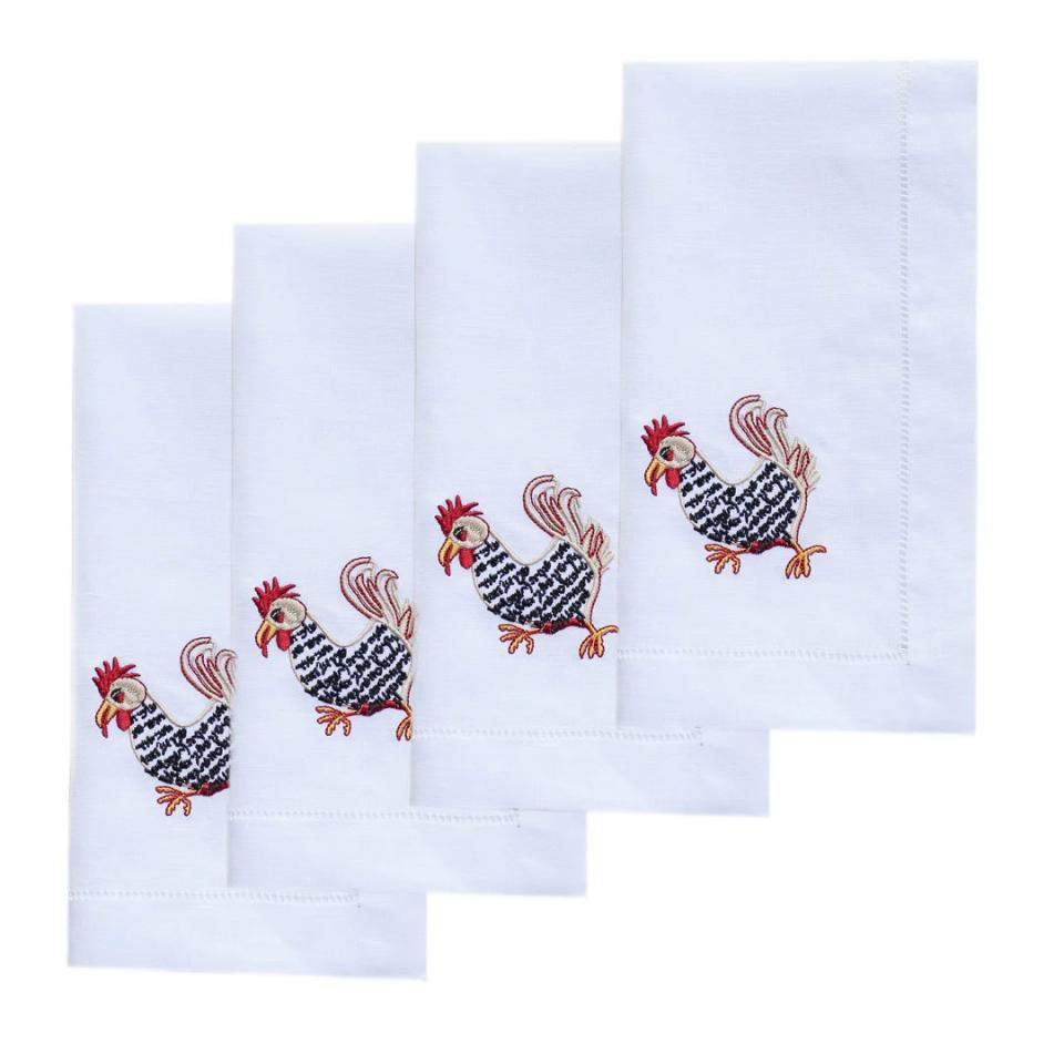 Passover Rooster Dinner Napkins