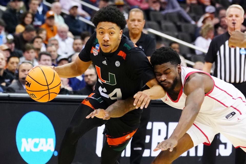 Nijel Pack averaged nearly 14 points a game for the Hurricanes during the 2022-23 season.