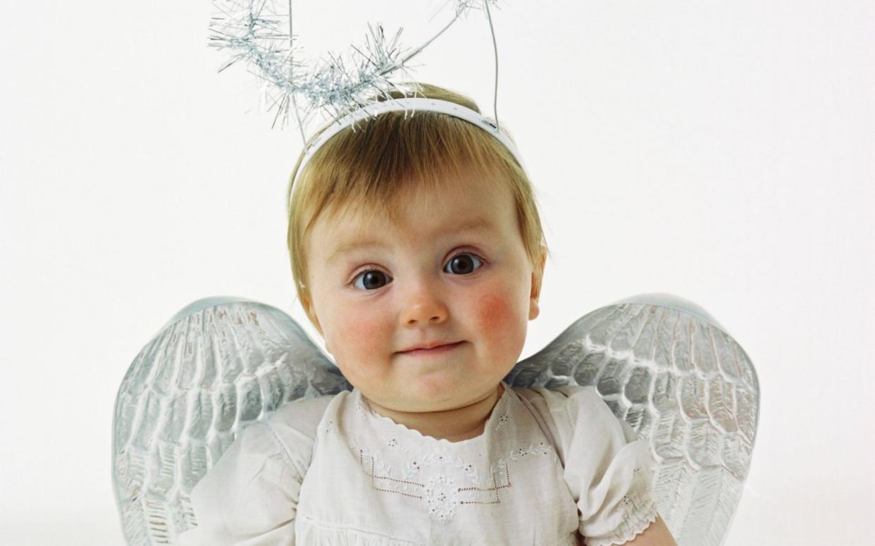 Face of an angel, willpower of a baby - Alamy