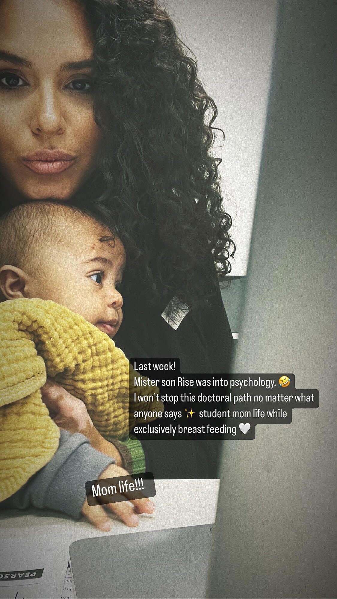 Brittany Bell Shares Photo of Her and Nick Cannon's Son Rise on Campus with Her as She Opens Up About Being a Student Mom