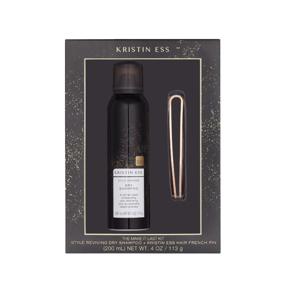 Kristin Ess Style Reviving Dry Shampoo + Hair French Pin gift set