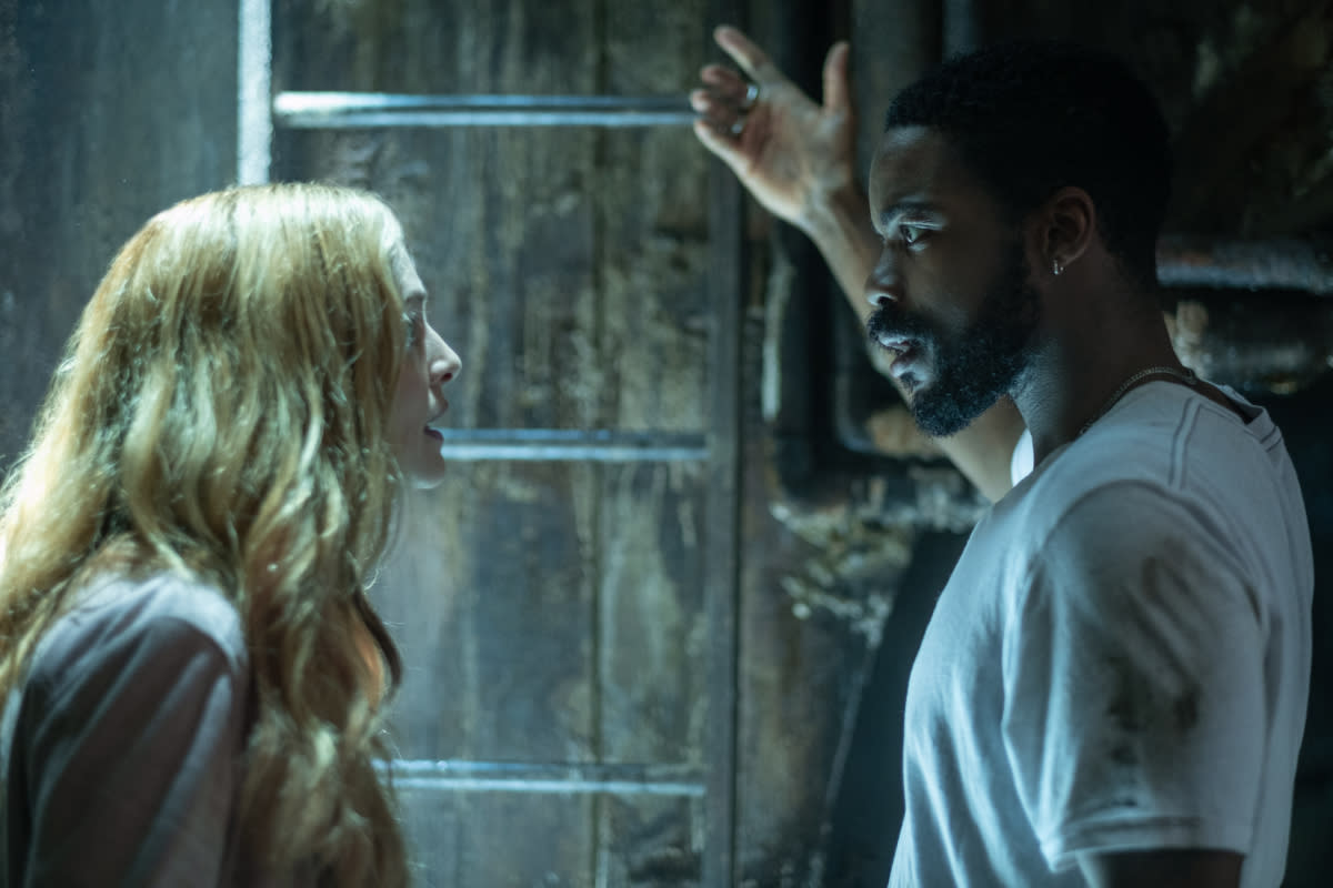 Heather Graham and Jovan Adepo in the second episode of 'The Stand' (Photo: Robert Falconer/CBS/CBS Interactive)