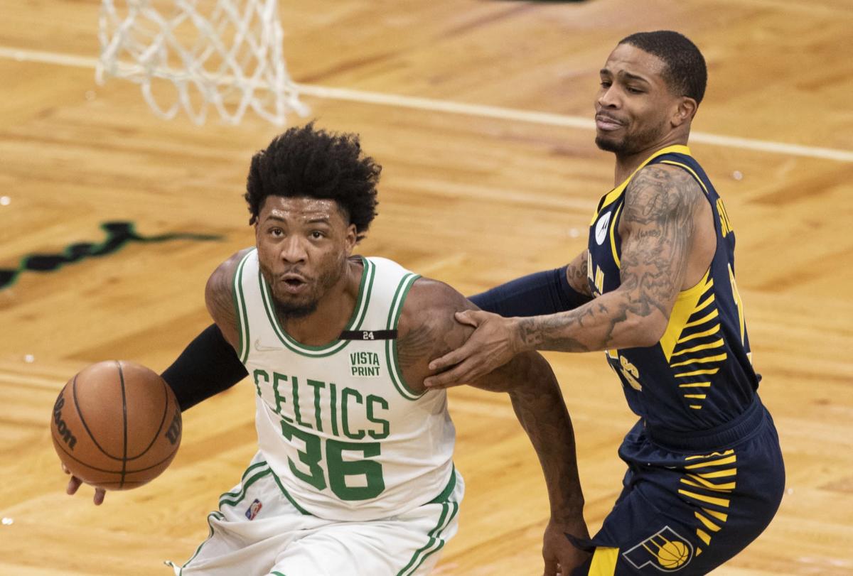 Marcus Smart wins the NBA Defensive Player of the Year award