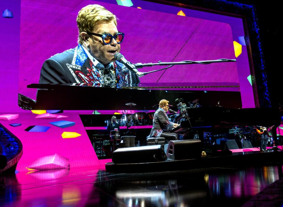 Elton John performs at Vivint Smart Home Arena in Salt Lake City on Wednesday, Sept. 4, 2019. | Scott G Winterton, Deseret News
