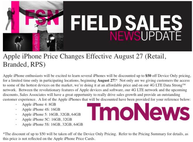 You might want to hold off on that $50 T-Mobile iPhone deal